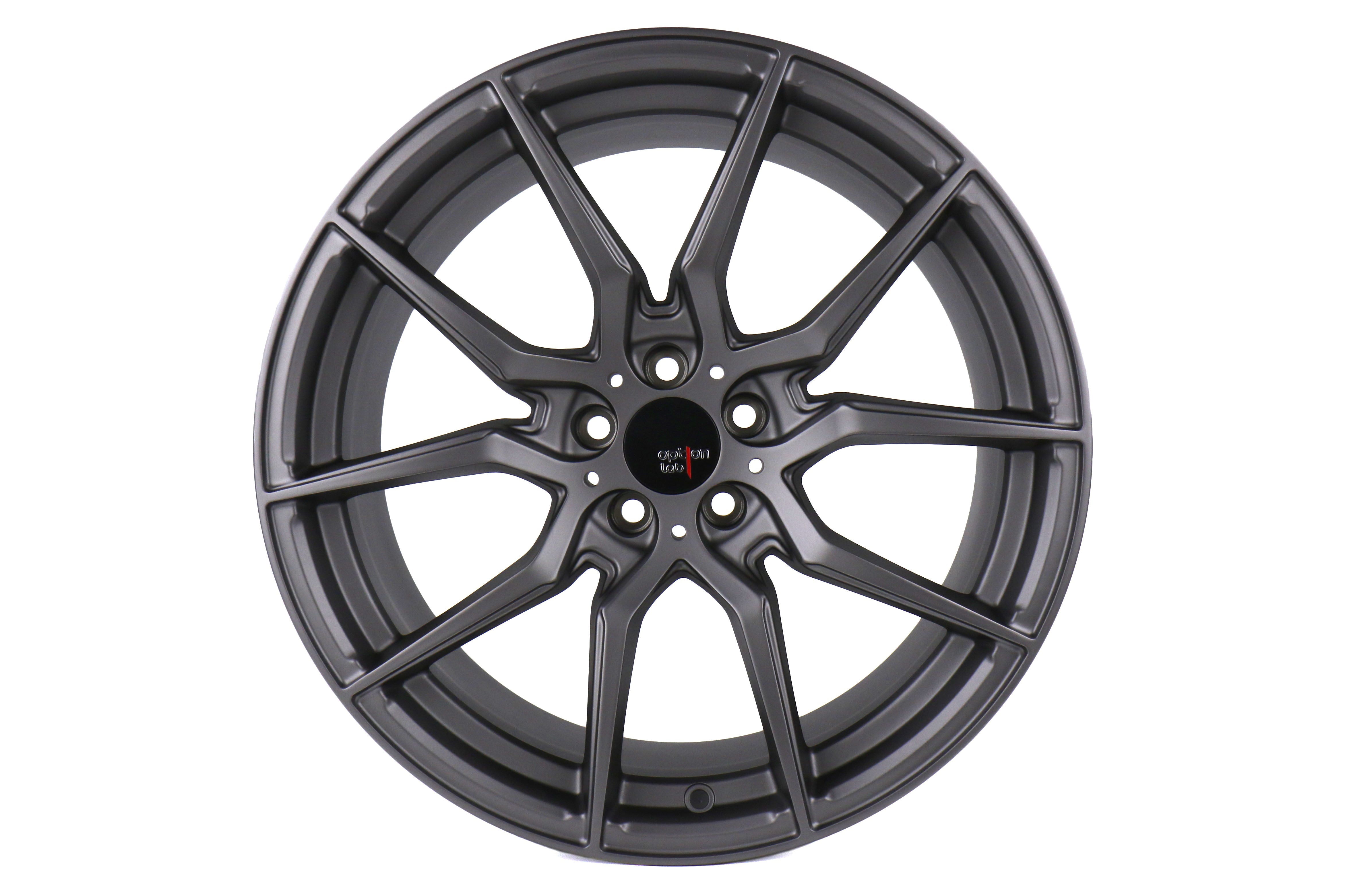 Option Lab R716 Nobel Gray 18x9.5 +35 5x100 (Single Wheel) - 2013-2024 Subaru BRZ / Scion FR-S / Toyota GR86 / 2014-2018 Subaru Forester